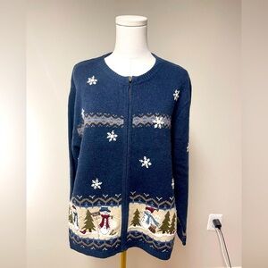 Vintage 90’s Y2K grandma Christmas Holiday sweater